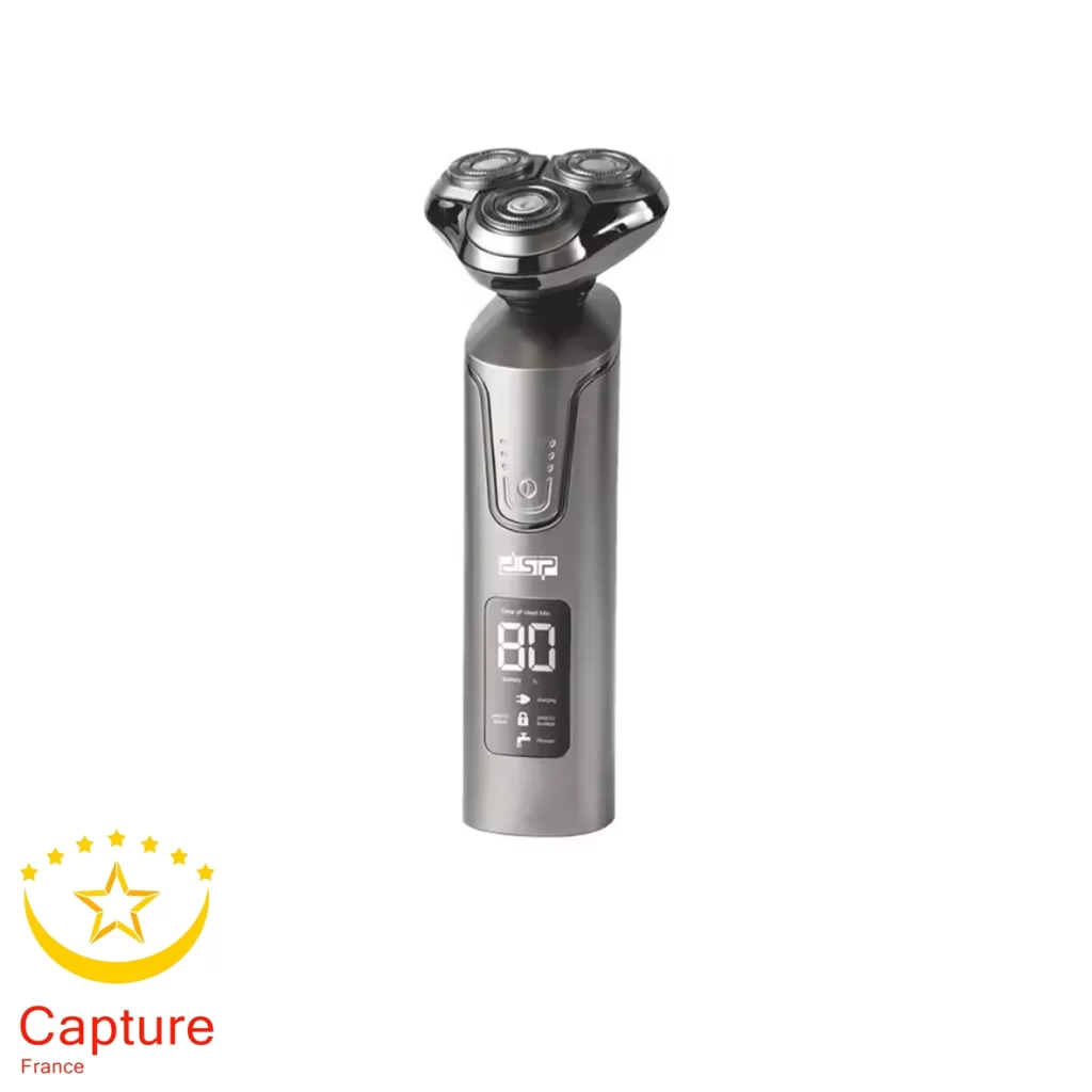 ریش تراش برقی صفحه نمایش دیجیتال خانگی DSP تیغ برقی مردانه شارژ US