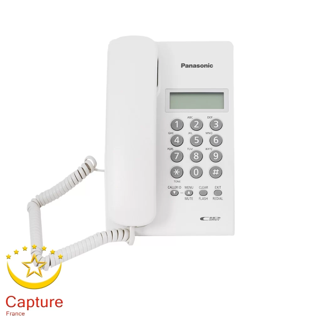 گوشی تلفن رومیزی پاناسونیک مدل KX-TSC60SX-سفید