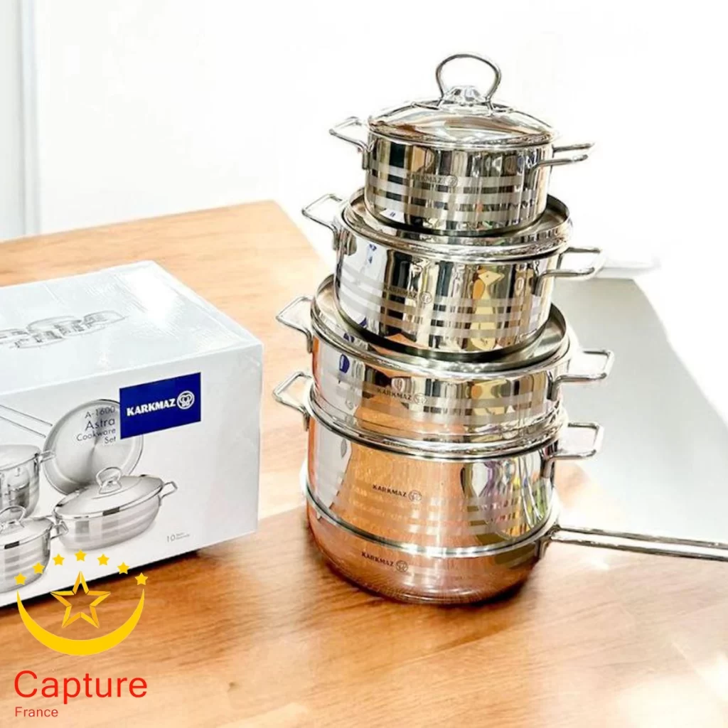 سرویس قابلمه استیل کرکماز