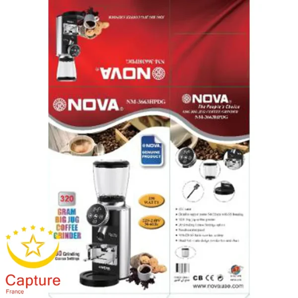 آسیاب قهوه نوا مدل 3663