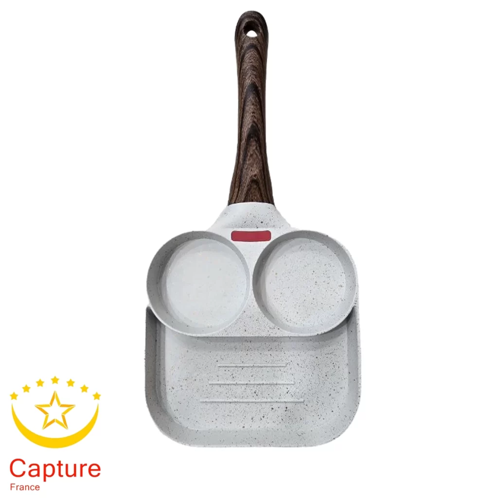 تابه گرانیتی سه‌خانه رویال کرکماز