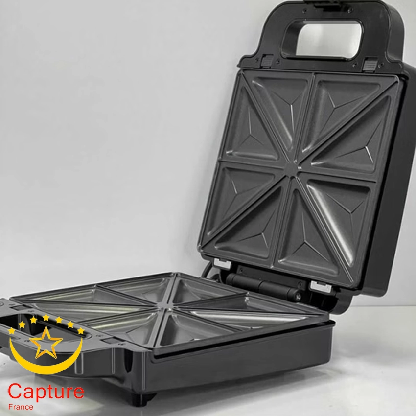 ساندویچ ساز سه کاره دسینی مدل 300 با ۲ صفحه و ۴ خانه - 3