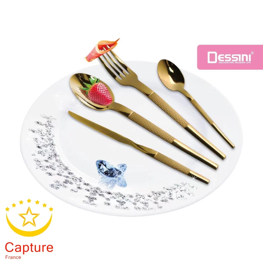 سرویس قاشق وچنگال بدون چمدان. دیسینی ۳۰ کد 2222نفره ۱۴۸پارچ