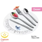 سرویس قاشق وچنگال دیسینی ۳۰نفره ۱۴۸ پارچ بدون چمدان کد 2525