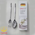 سرویس قاشق و چنگال ۶ نفره رومانتیک هوم مدل 2