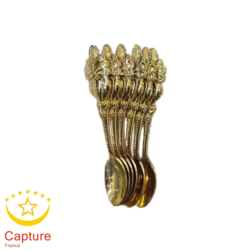 قاشق چای رویال کرکماز دسته تاجی