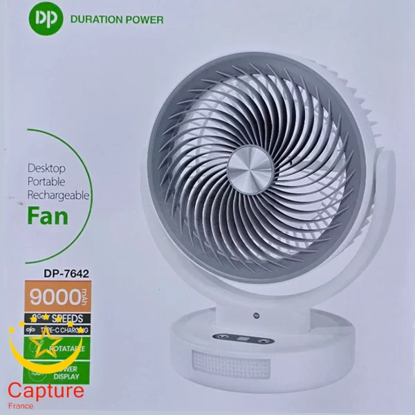 پنکه شارژی دی پی مدل dp-7642