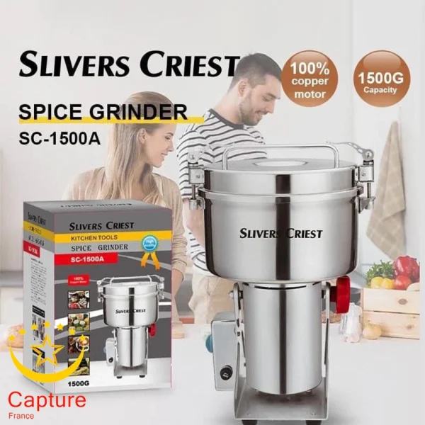 آسیاب صنعتی 1500 گرم سیلور کرست