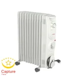 بخاری برقی شوفاژ برقی نوا 9 پره مدل NH-1244-9|گرمایشی سریع و ایمن