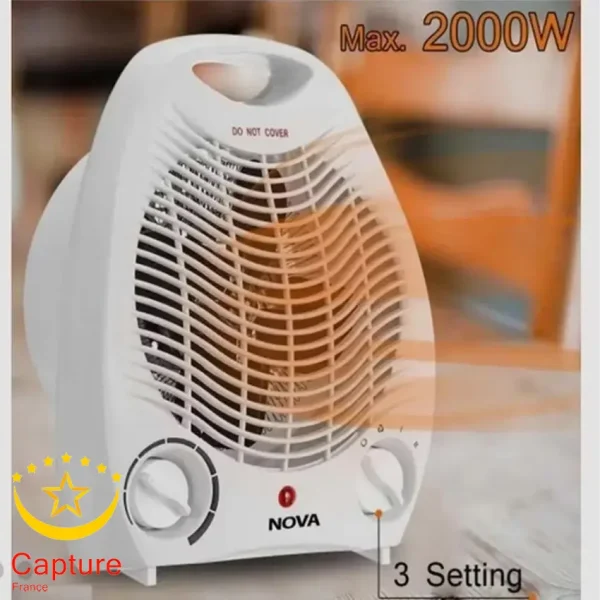 بخاری برقی نوا فن دار مدل nh1201f