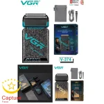 ماشین اصلاح موی صورت شارژی وی جی ار مدل v-374