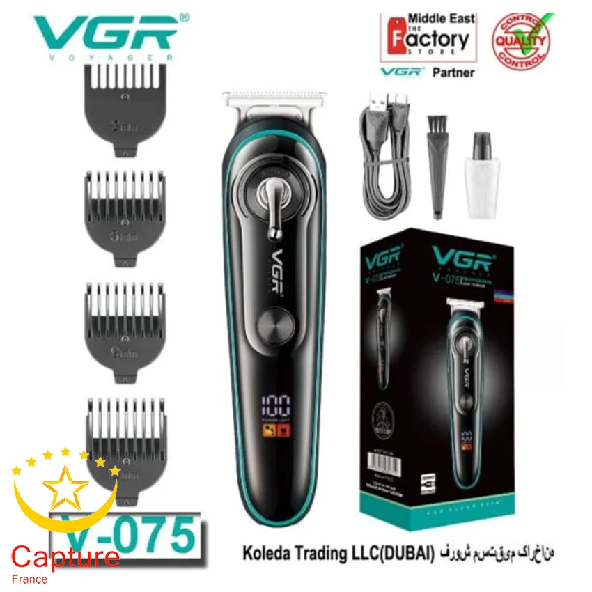 ماشین اصلاح موی سر و صورت وی جی ار مدل V-075