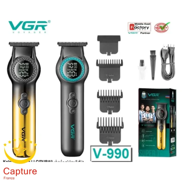 ماشین اصلاح موی سر و صورت وی جی ار مدل V-990
