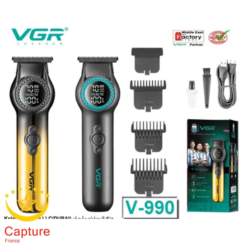 ماشین اصلاح موی سر و صورت وی جی ار مدل V-990